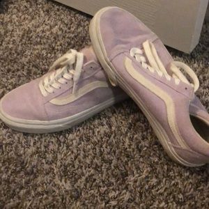 lavender old skool vans